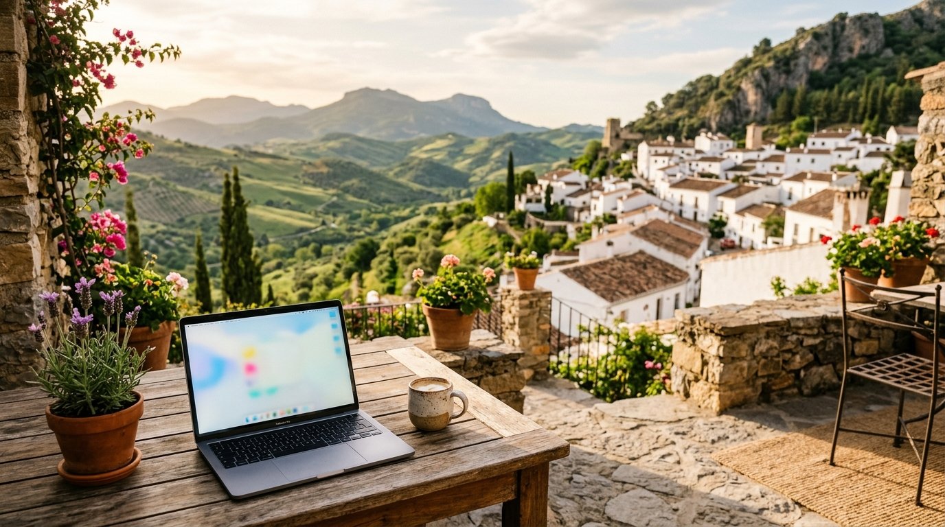 Pueblos para Teletrabajar en España con fibra óptica